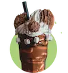 chocolate ice cream glass